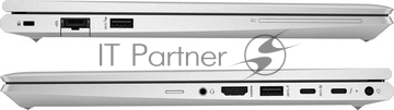Ноутбук HP EliteBook 640 G10 серебристый Intel Core i5-1335U,14" FHD (1920x1080) IPS AG,16Gb DDR4-3200MHz(2),512Gb SSD NVMe,51Wh,FPS,ENG/RU Kbd Backlit,1.41kg,1y,DOS