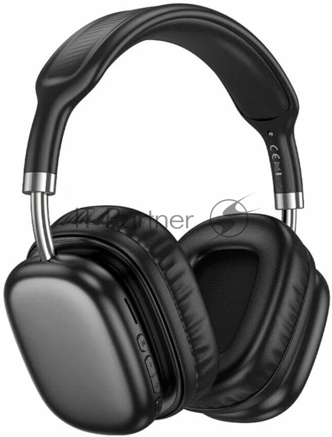 Беспроводные/проводные наушники Hoco W52 черный, накладные, Bluetooth + проводной