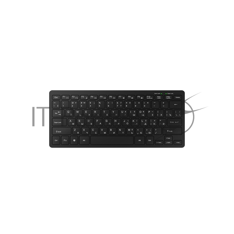 Клавиатура беспроводная Maxvi KWS-03 mini черный