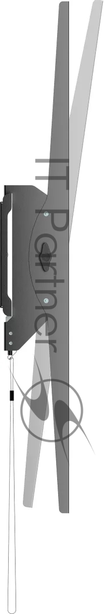 Кронштейн для телевизора Ultramounts UM850T черный 43"-100" макс.75кг настенный наклон