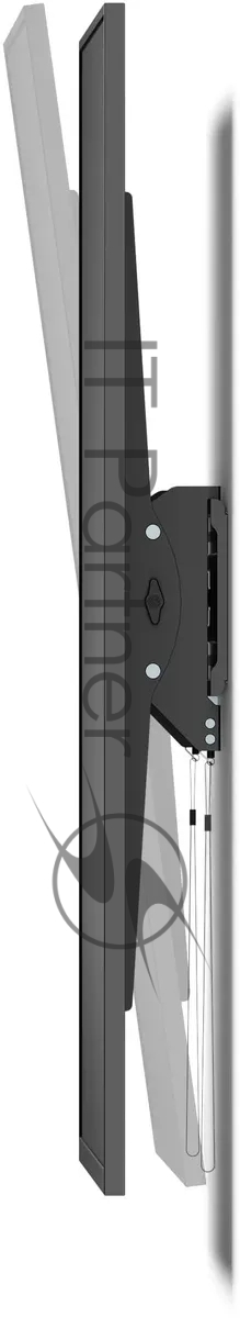 Кронштейн для телевизора Ultramounts UM850T черный 43"-100" макс.75кг настенный наклон