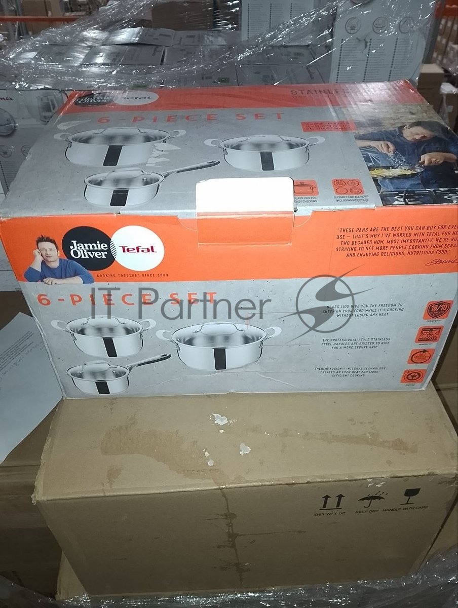 (Поврежденная упаковка) Набор посуды Tefal JO Kitchen Essentials E313S674