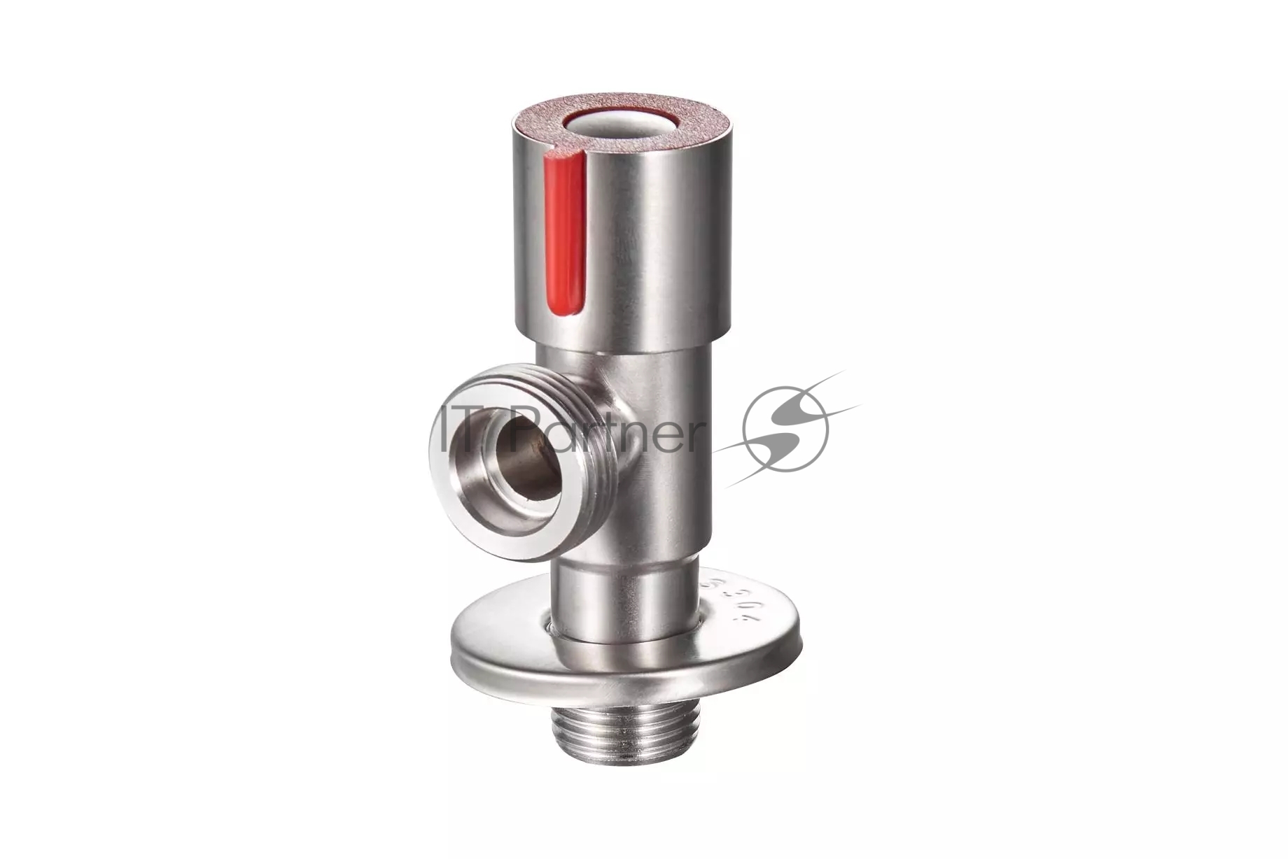 Кран для подключения сантехнических приборов SUS124KR-1/2*3/4