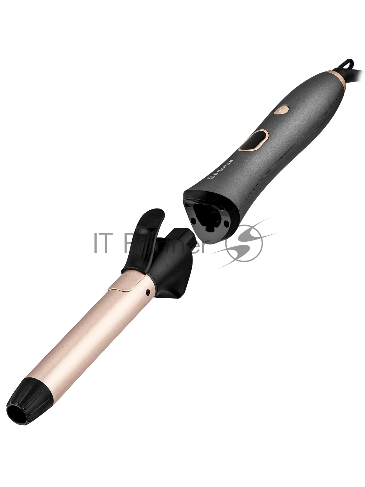 Щипцы для завивки волос BRAYER BR3212 черный, 32 мм, 200 °C, 6 режимов