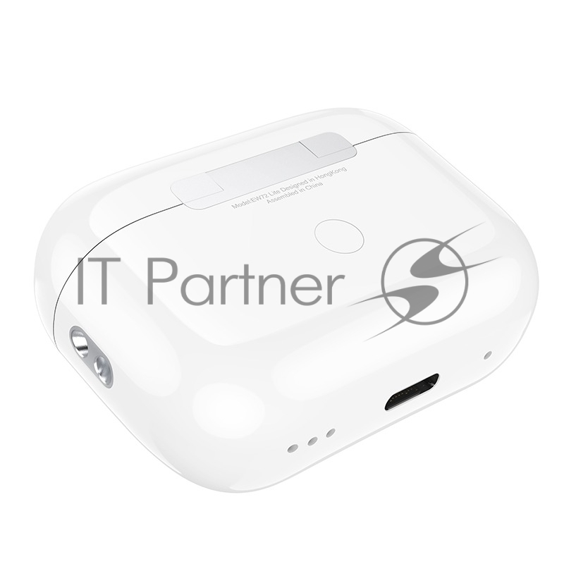 Наушники TWS Hoco EW72 Lite белый, внутриканальные, Bluetooth, до 4 ч.