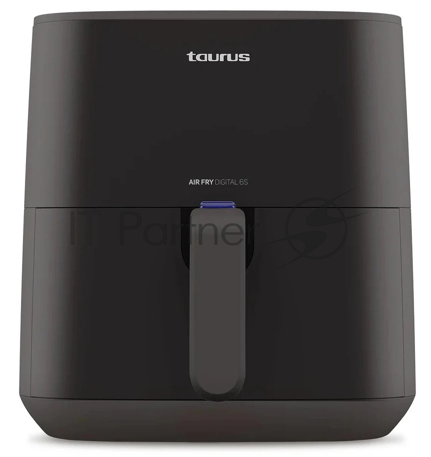 Аэрофритюрница Taurus Air fry digital 6S чёрный, 1700 Вт, 5.5 л, 1.2 кг, съёмная чаша, антипригарное покрытие, таймер