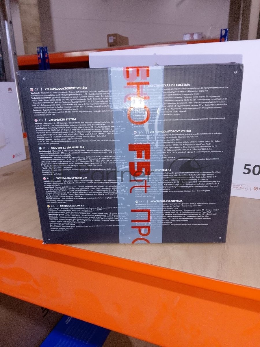 (Поврежденный товар) Акустическая система 2.0 DEFENDER Solar 8 (10Вт, Bluetooth/Light/USB) (65938_(Поврежденный товар) 005258)