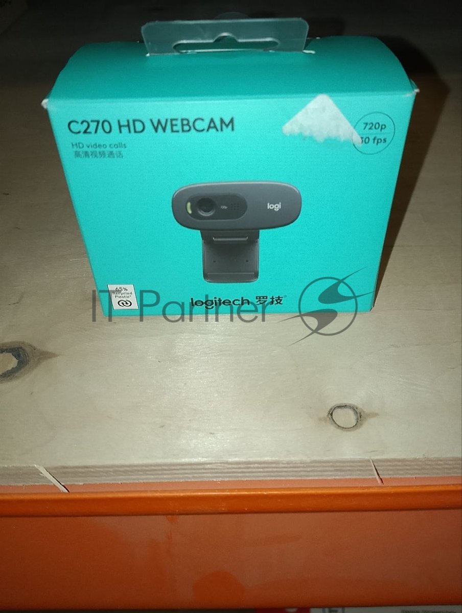 (Поврежденный товар) Камера-Web LOGITECH HD Webcam C270 черный (1,2 MP, 1280 x 960, USB 2.0) (960-000999_(Поврежденный товар) 000167)