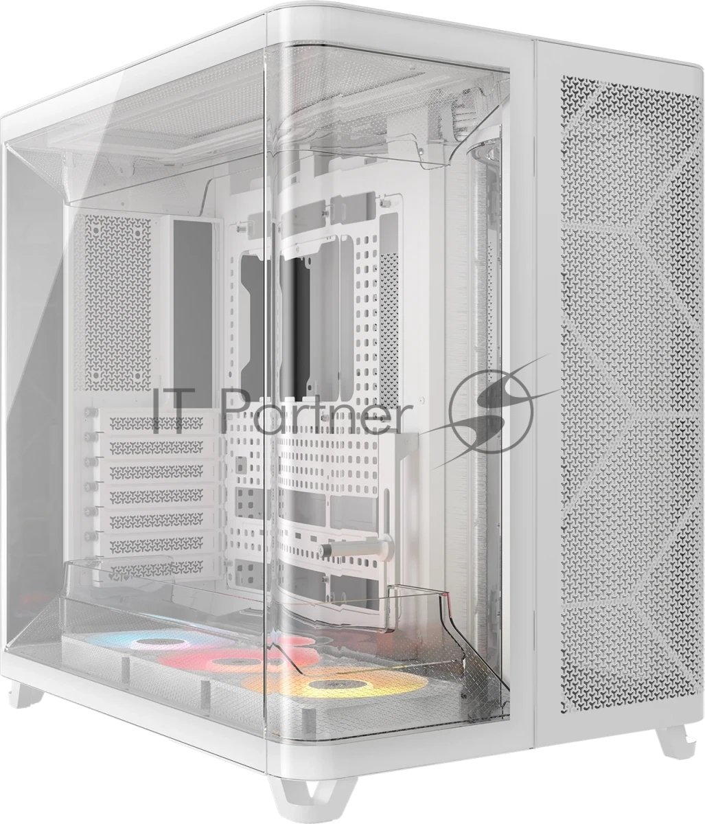 Корпус Corsair Air 5400 RS-R ARGB White, Midi-Tower, белый, 3 x 120 мм