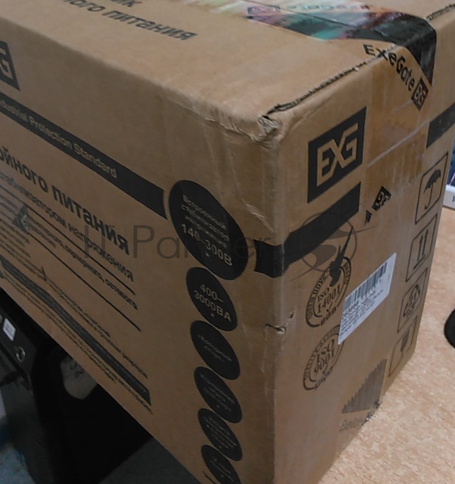 (Поврежденная упаковка) Источник бесперебойного питания ExeGate EX279215RUS Power Back BNB-450 450VA, черный, 2 евророзетки