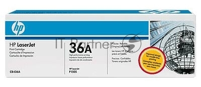 Картридж лазерный HP CB436A черный для LaserJet M1120/M1120n/М1520/Р1505/Р1505n 2000 стр.