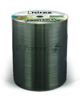 Диск DVD-R Mirex 4.7 Gb, 16x, Shrink (100 шт.), Ink Printable (100/500)