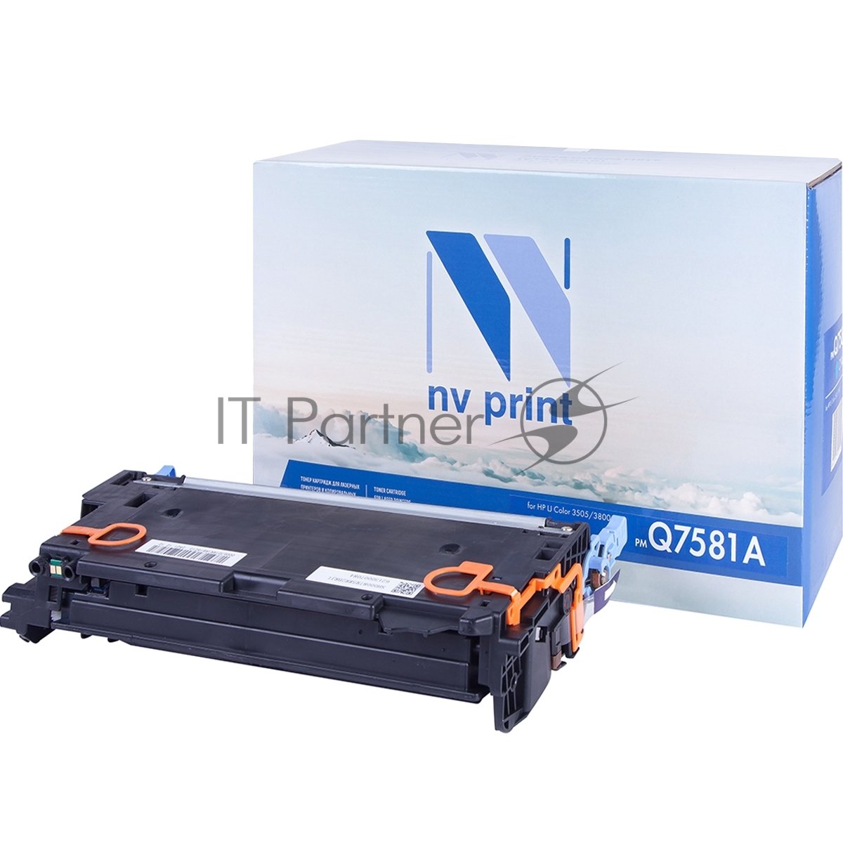 Картридж NV Print совместимый HP Q7581A CYAN для LJ Color 3505/3800 (6000k)