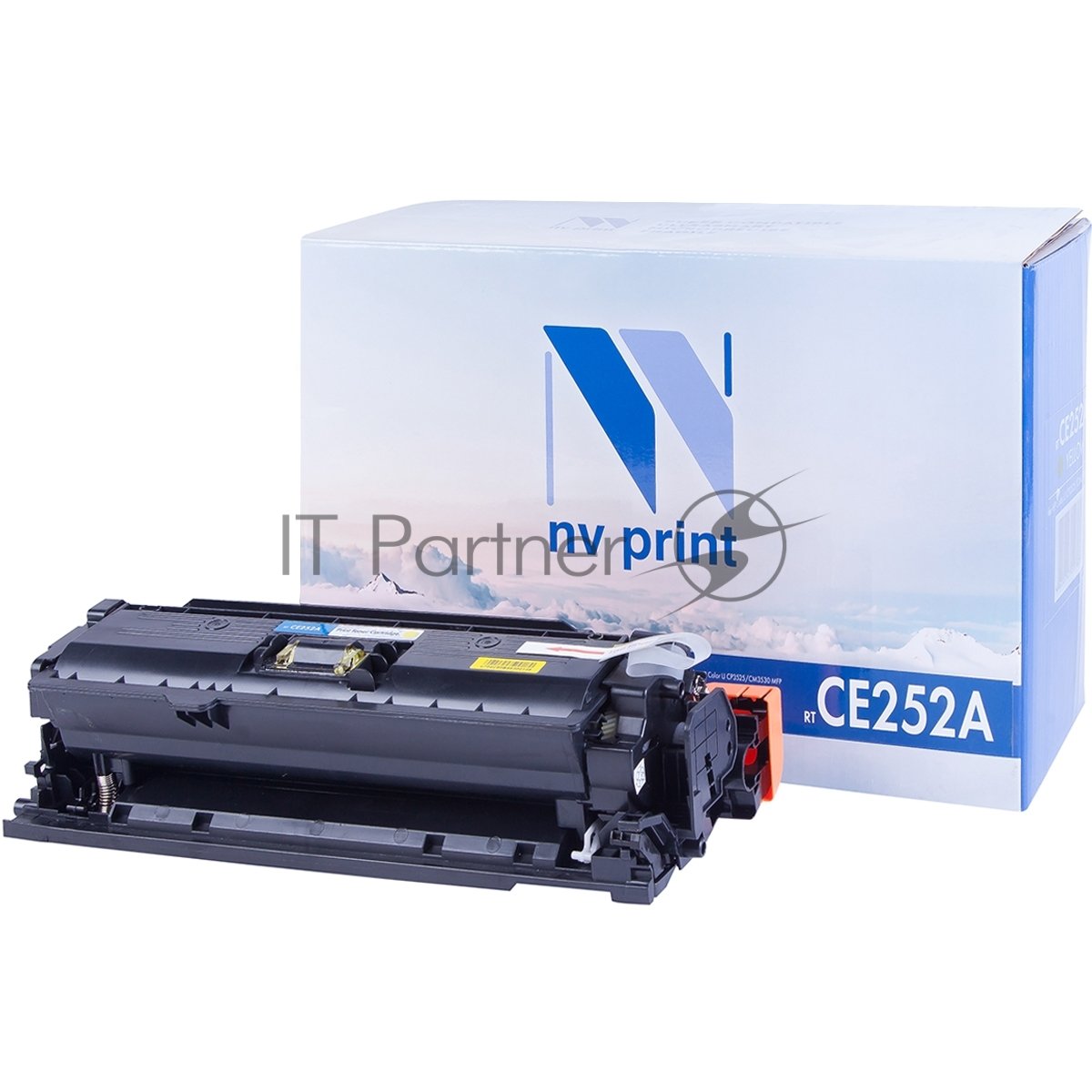 Картридж лазерный NVPrint совместимый HP CE252A Yellow для LJ Color CM3530/CP3525 (7000k)