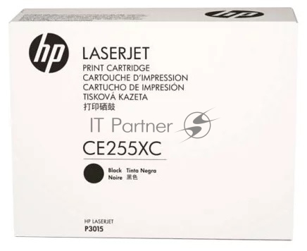 HP Картридж CE255XC 55X лазерный увеличенной емкости (13500 стр) (белая корпоративная коробка)