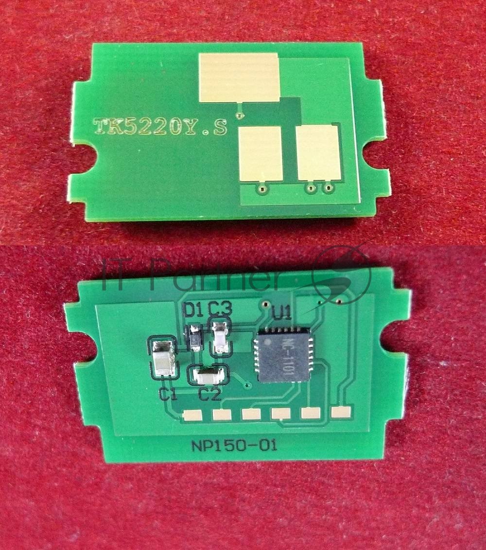 Чип для Kyocera Ecosys P5021cdn/M5521cdn (TK5220Y) Yellow 1.2K (ELP, Китай)