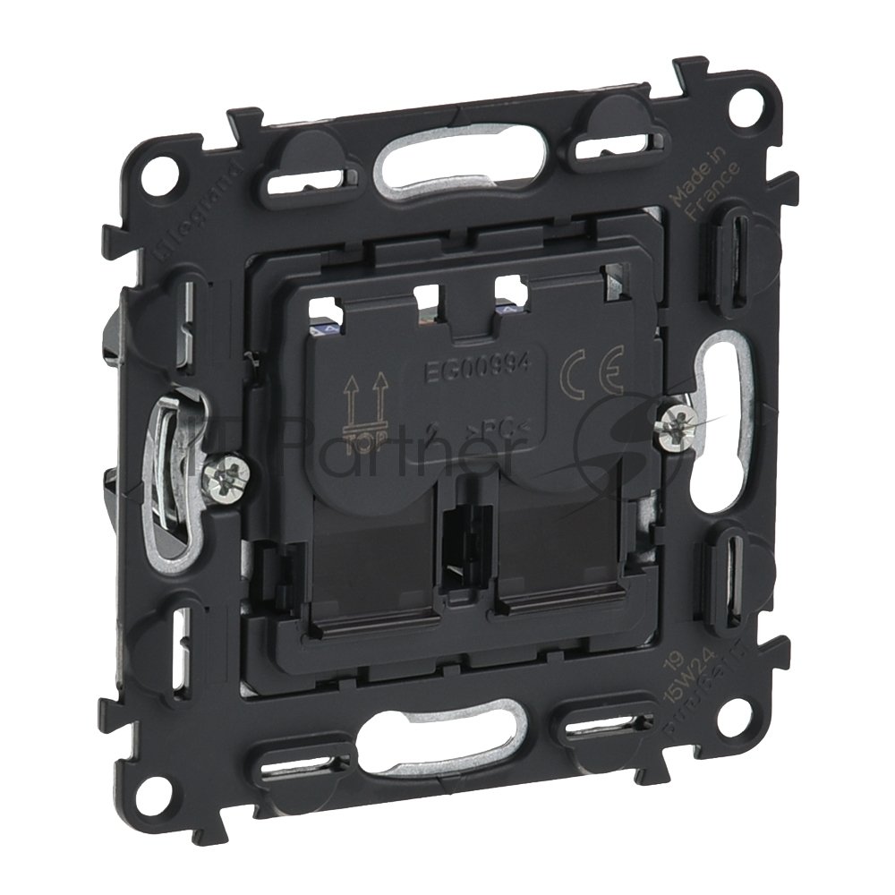 Информационная розетка двойная RJ45 Кат. 5е UTP
