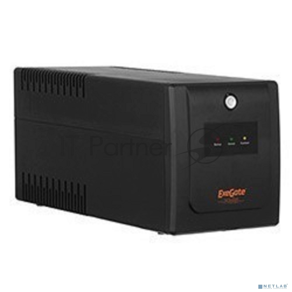 Источник бесперебойного питания ExeGate SpecialPro UNB-650.LED.AVR.EURO 650VA/360W, LED, AVR, 2 евророзетки, черный