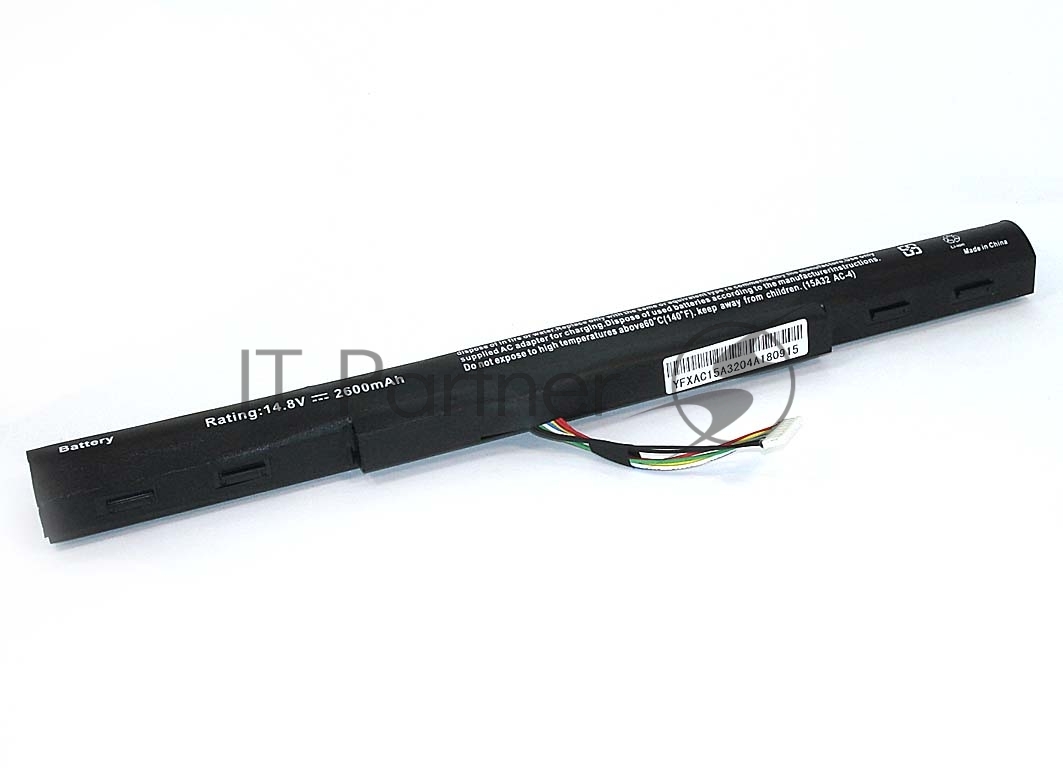 Аккумуляторная батарея для ноутбука Acer Aspire E5-422 E5-47214.8V 2500mAh OEM черный