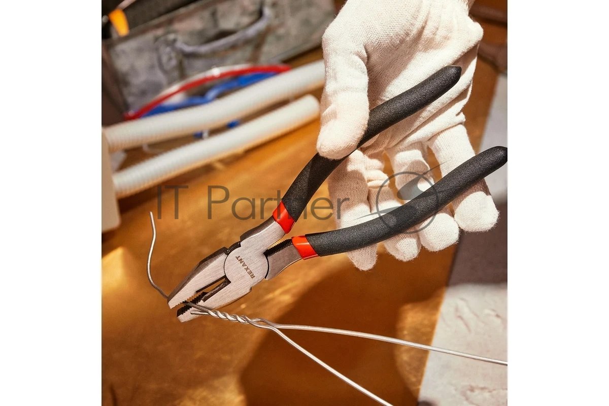 Rexant (12-4613-1) Плоскогубцы комбинированные 200 мм, обливные рукоятки 
