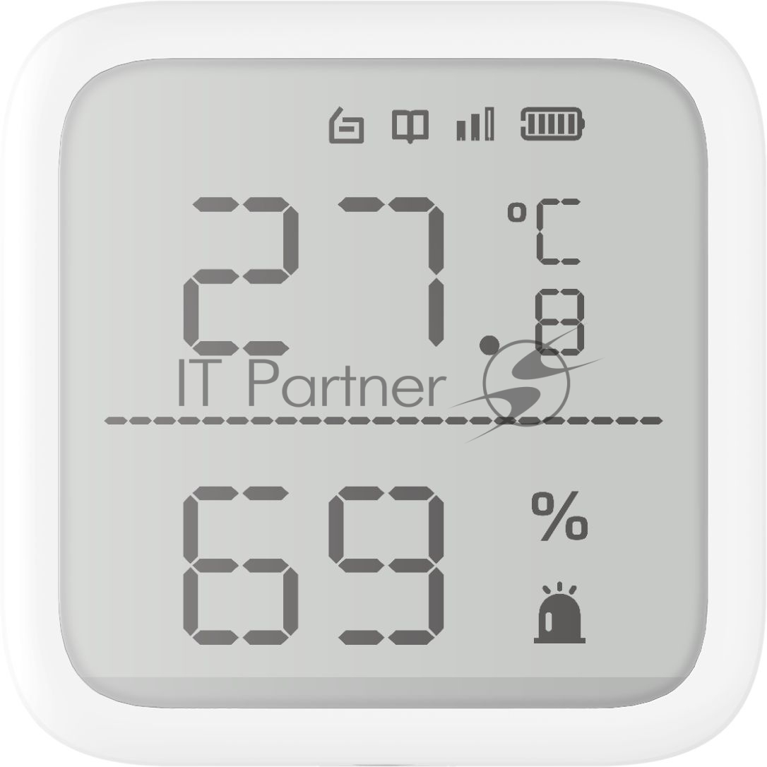 Датчик темпер./влажн. Hikvision DS-PDTPH-E-WE