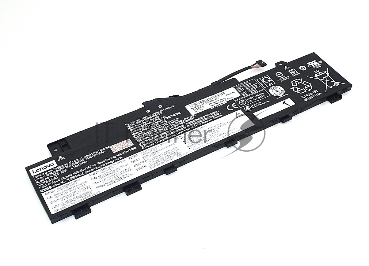 Аккумуляторная батарея для ноутбука Lenovo Ideapad 5-14IIL05 11.52V 4955mAh