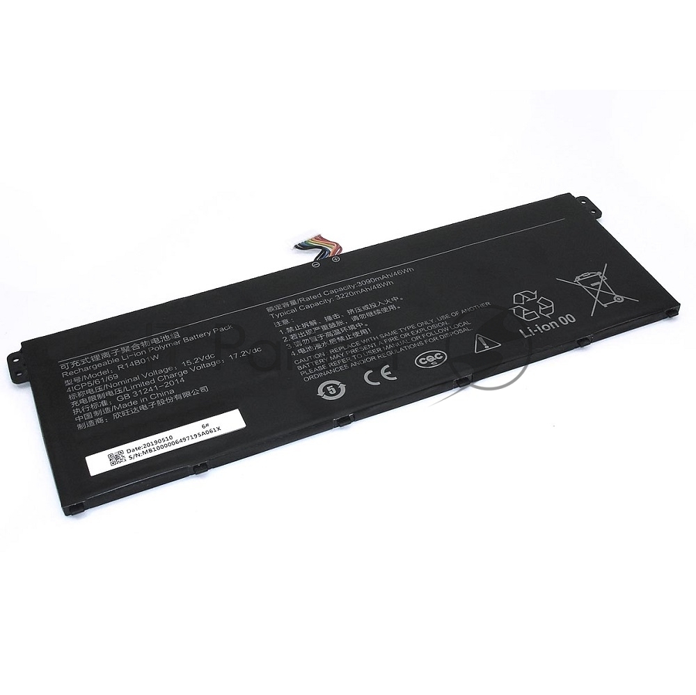 Аккумуляторная батарея для ноутбука Xiaomi ML Redmi Redmibook 14 15.2V 3220mAh
