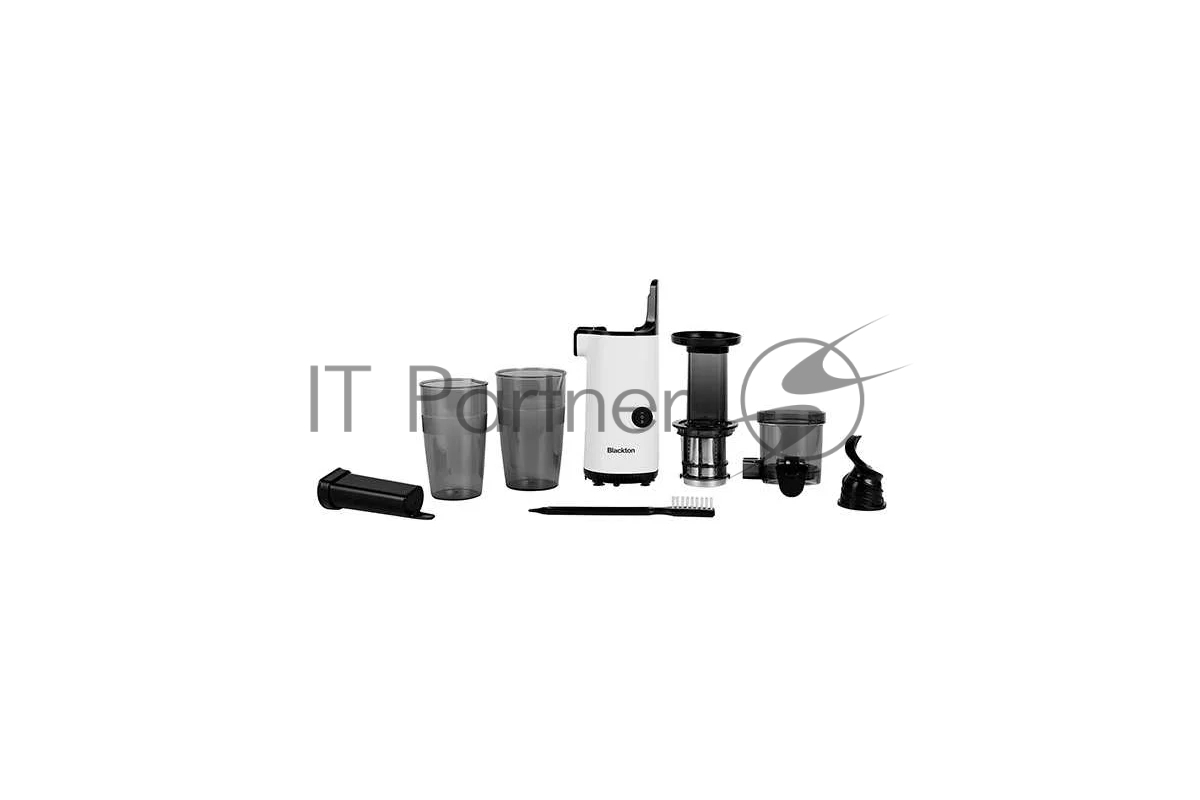 Соковыжималка Blackton Bt J3110 белый/черный, шнековая вертикальная, 130 Вт, 600 мл, электронное, реверс