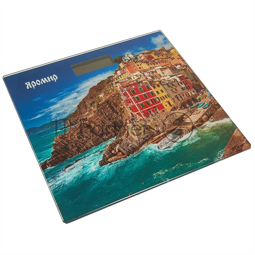 Весы напольные электронные ЯРОМИР ЯР-4207 "Риомаджоре" : 180 кг, 30x30 см (10)