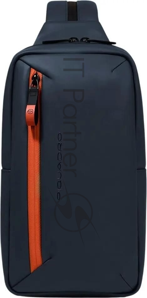 Рюкзак слинг Piquadro Corner 2.0  CA6466C2OW/BLU синий полиэстер
