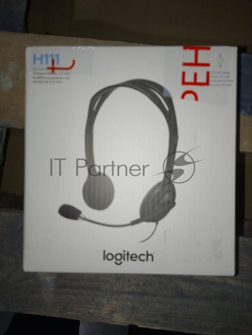(Поврежденный товар) Гарнитура Logitech Headset H111 Stereo grey (1 x 3.5мм, кабель 1.8м) (981-000588_(Поврежденный товар) 002613)