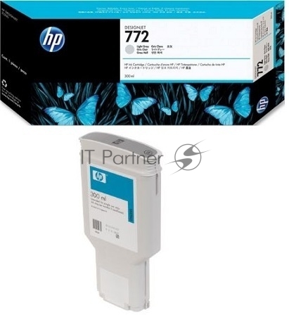 Картридж струйный HP №772 CN634A светло-серый для HP DJ Z5200 (300мл)