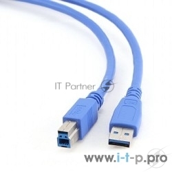 Кабель Gembird CCP-USB3-AMBM-6 USB 3.0 PRO кабель для соед. 1.8м AM/BM позол. контакты, пакет
