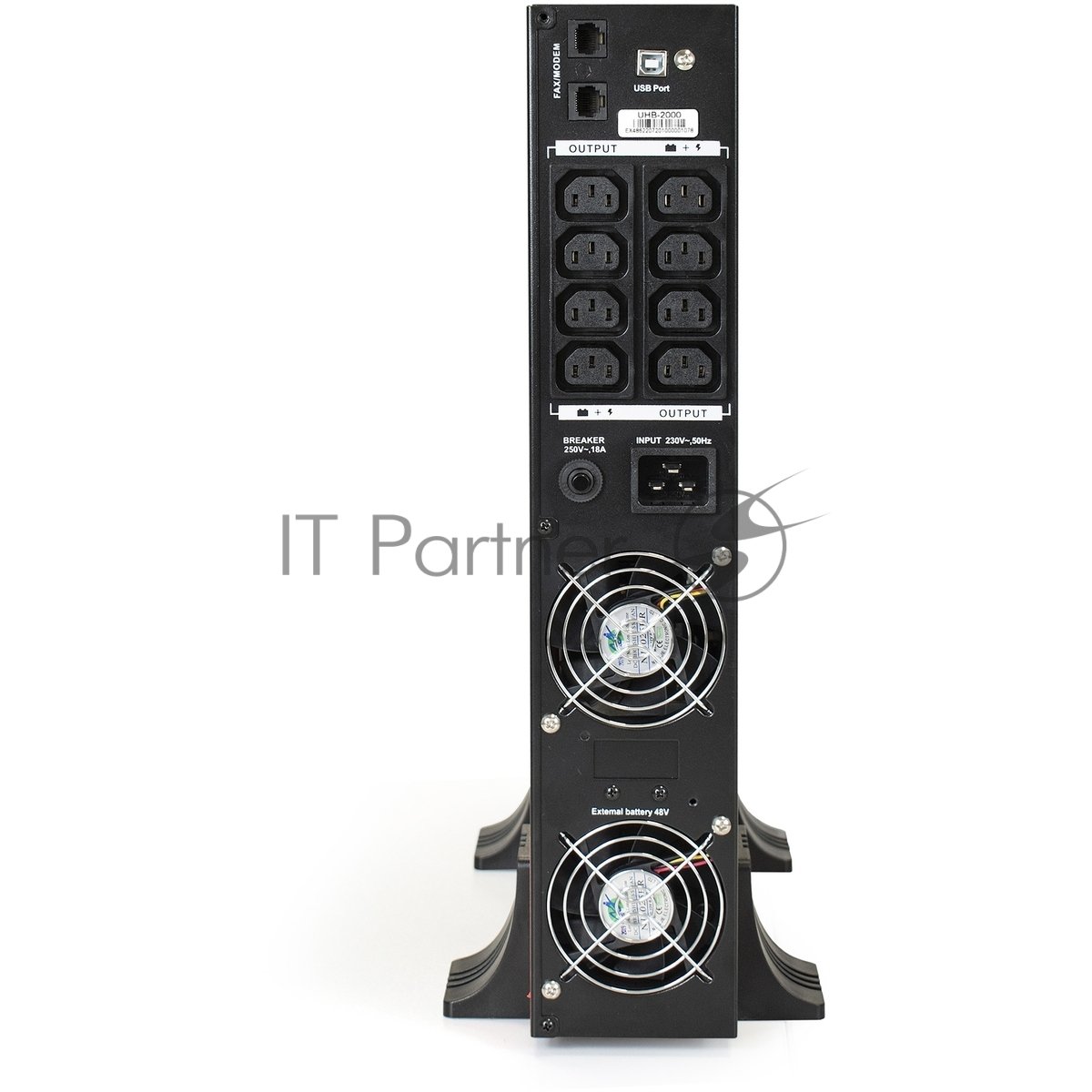 Exegate EP285644RUS ИБП Pure Sine Wave ExeGate SinePower UHB-2000.LCD.AVR.C13.RJ.USB.2U <2000VA/1600W, LCD, AVR, 8*IEC-C13, RJ45/11, USB, Rackmount 2U/Tower, Black>