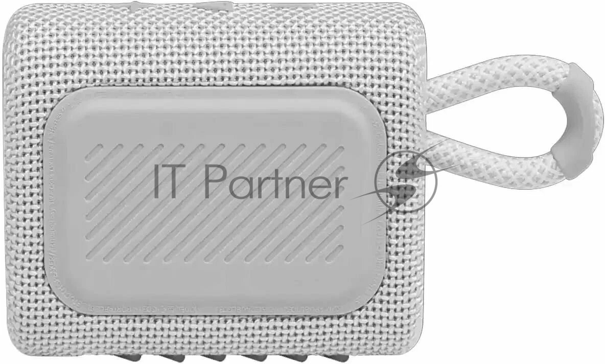 Портативная колонка JBL GO 3, JBLGO3WHT, белый