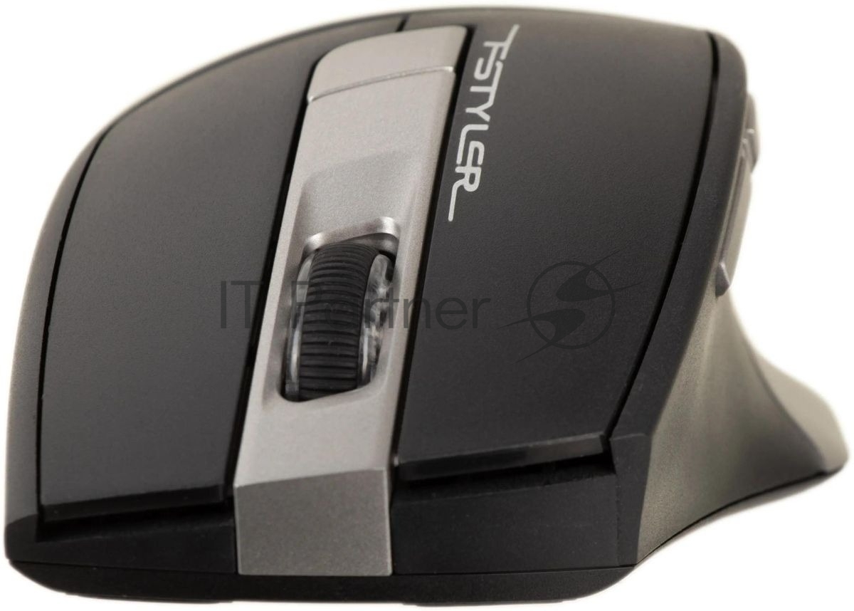 Мышь беспроводная A4Tech Fstyler FB35 серый, 2000 dpi, радиоканал, Bluetooth, USB, кнопки - 6