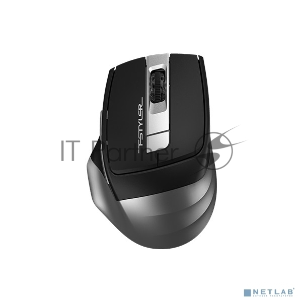 Мышь беспроводная A4Tech Fstyler FB35 серый, 2000 dpi, радиоканал, Bluetooth, USB, кнопки - 6