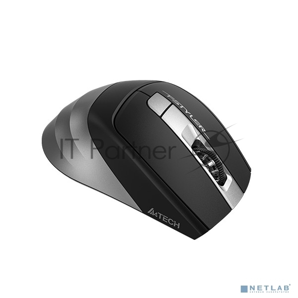 Мышь беспроводная A4Tech Fstyler FB35 серый, 2000 dpi, радиоканал, Bluetooth, USB, кнопки - 6
