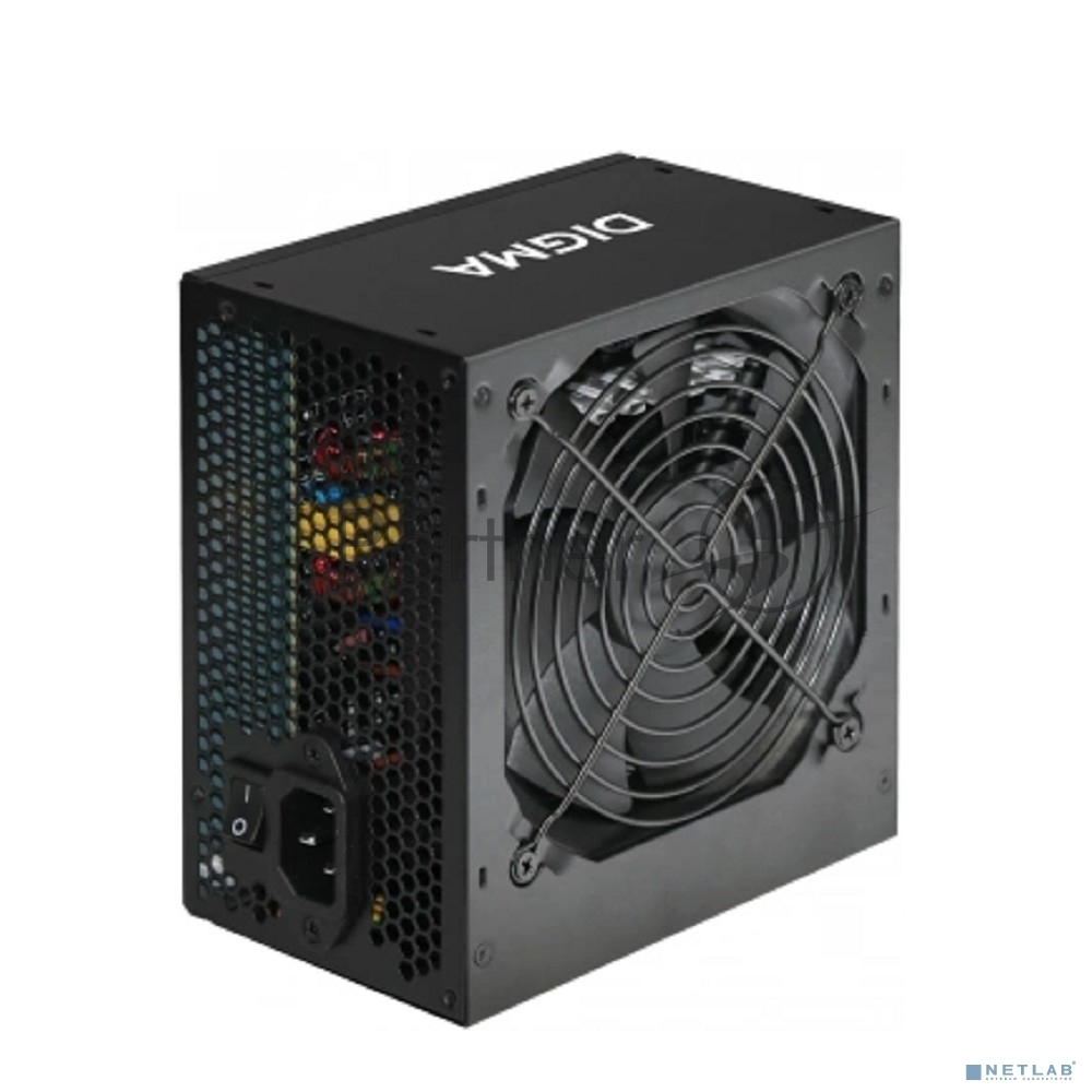 Блок питания Digma DPSU-500W RTL, 500Вт, 120мм, черный
