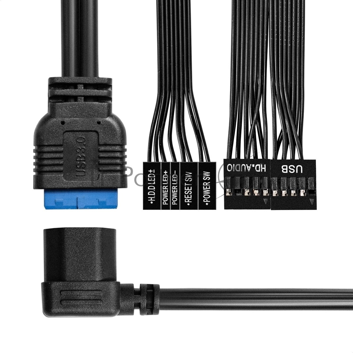 Exegate EX298770RUS Корпус Desktop ExeGate MI-307U2 (mini-ITX/mATX, без БП, 2*USB+2*USB3.0, HD аудио, черный)