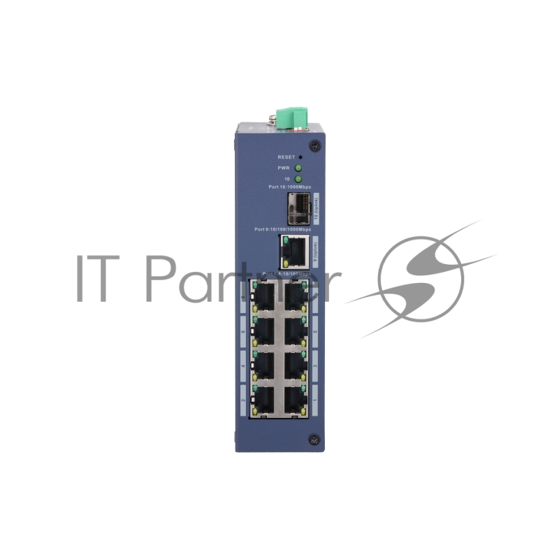 Коммутатор Dahua DH-CHS4110-8ET 8x100Мбит/с 1x1Гбит/с 1xКомбо(1000BASE-T/SFP) управляемый