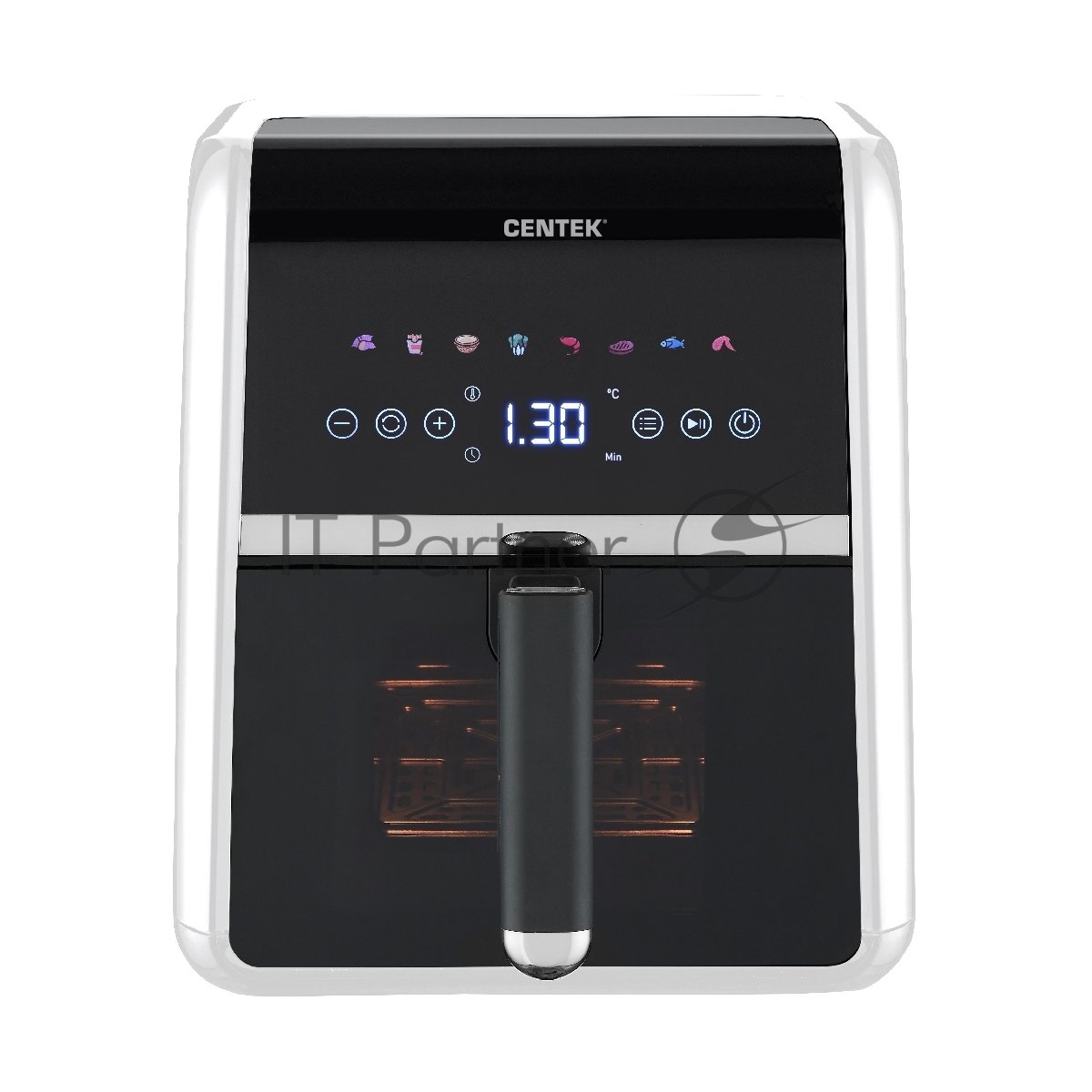 Аэрогриль CENTEK CT-3188 бежевый <5л> 1500Вт, сенсорное управление, 8 программ, обдув 360°
