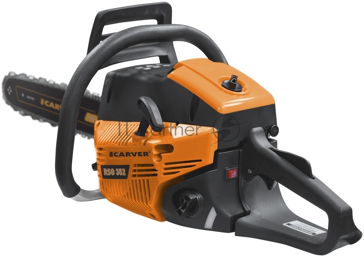 Пила бенз. CARVER RSG 352 [01.004.00044] { картон (18", цепь PROFI 0,325-1,5-72зв.) (2 шт/упак }