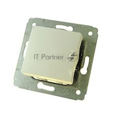 Переключатель Legrand 773757 Cariva - на 2 направления, автоматические клеммы, 10 АX, 250 В~, слоновая кость