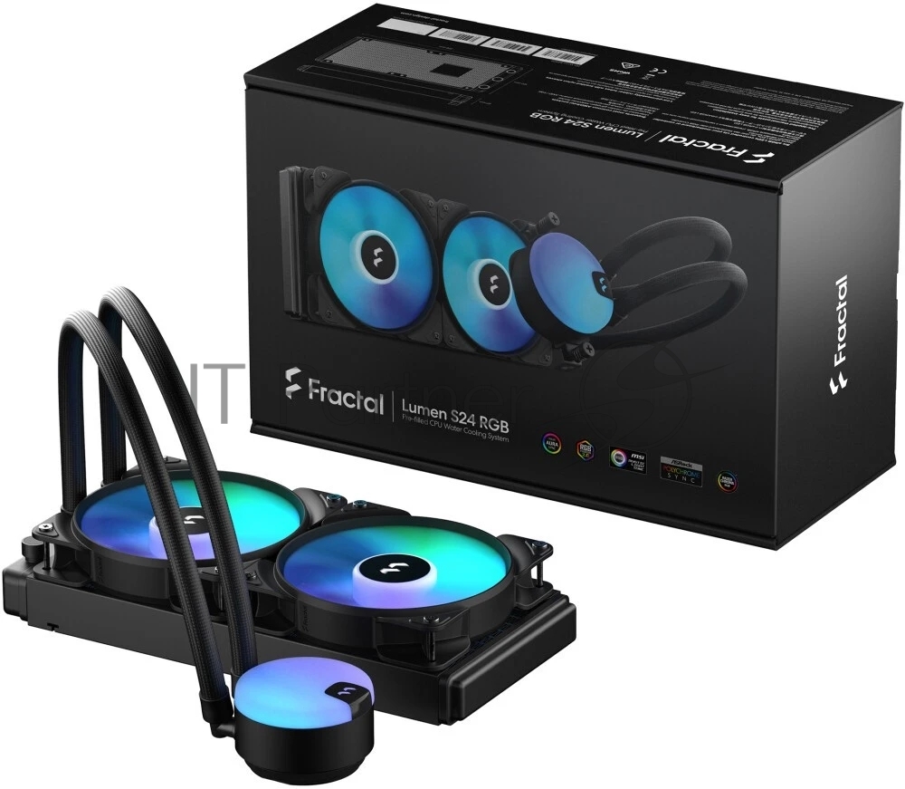 СЖО Fractal Design FD-W-L1-S2412, Lumen S24 V2, 240мм, ARGB