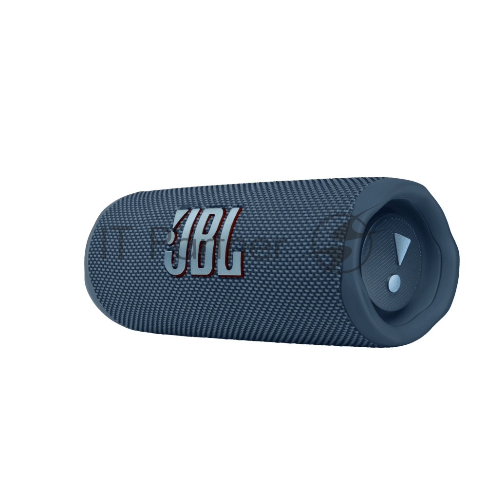 Портативная акустика JBL Flip 6 синий, Bluetooth 5.1, время воспроизведения 12 ч, емкость аккумулятора 4800 mAh, время заряда 2,5 ч, синий