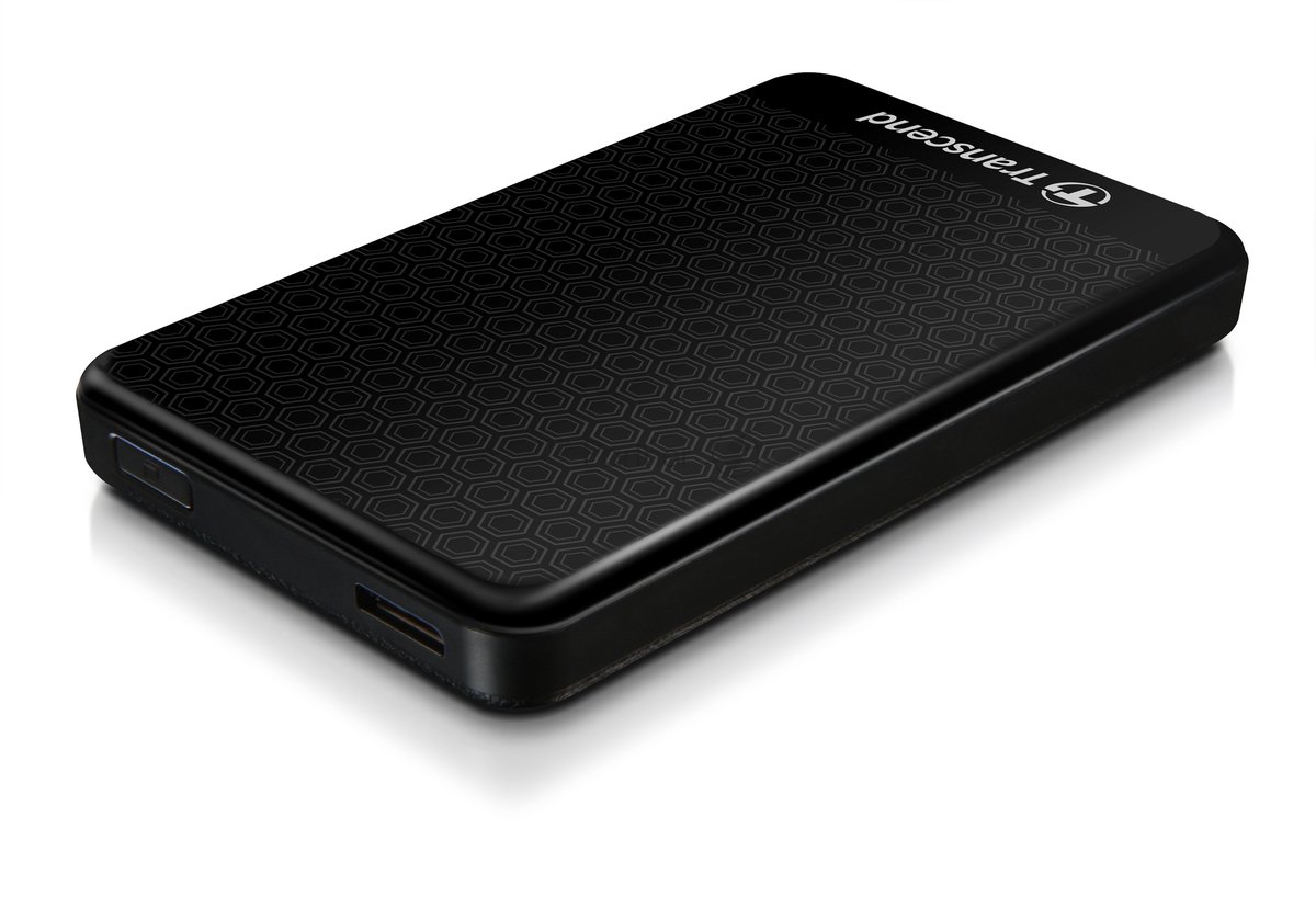 Внешний HDD 2.5" Transcend StoreJet 25A3, 1TB, USB 3.2 Gen 1 Type-A, 5400 rpm, черный