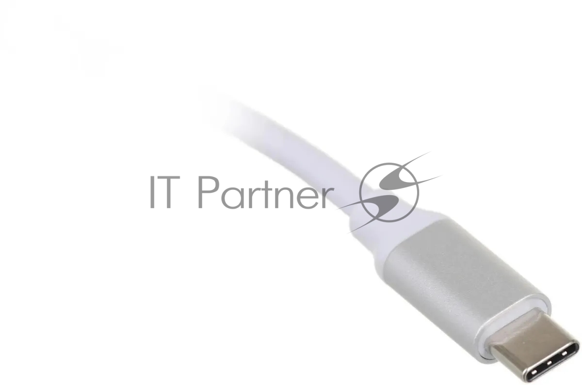 Разветвитель USB-C Palmexx 1порт. серебристый (PX/HUB-057)