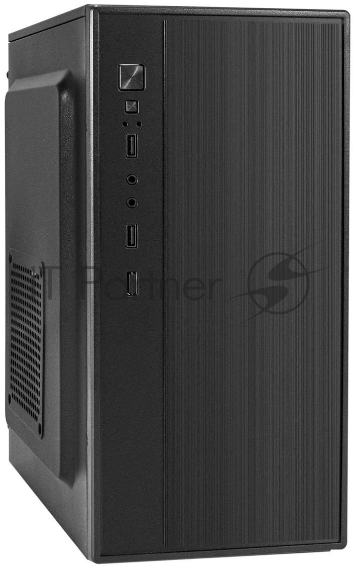 Компьютерный корпус Minitower ExeGate BAA-408-UNS450 (mATX, БП UNS450 с вент. 12см, 2хUSB, HD Audio, черный)