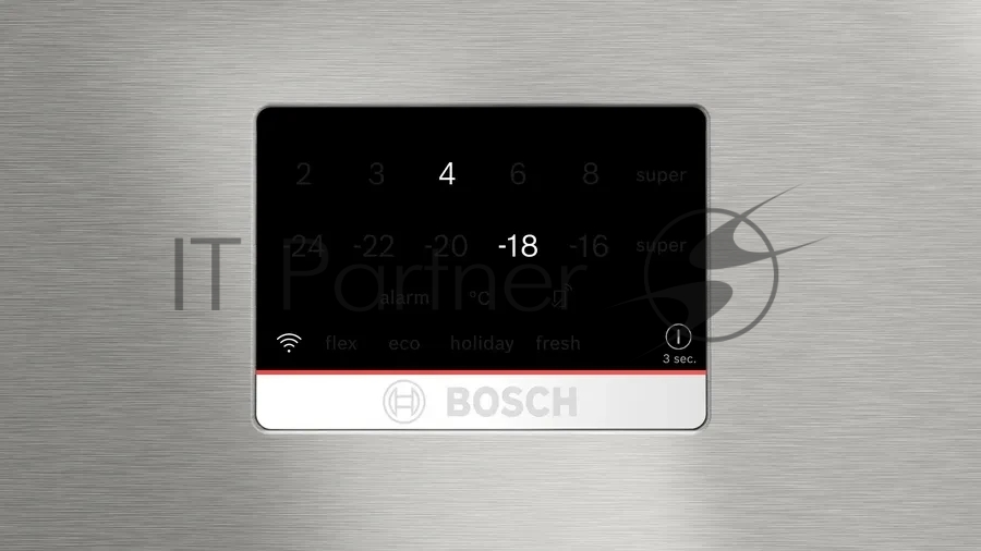 Холодильник Bosch KGP86FIC0N нержавеющая сталь двухкамерный 422/202л морозилка снизу, No Frost